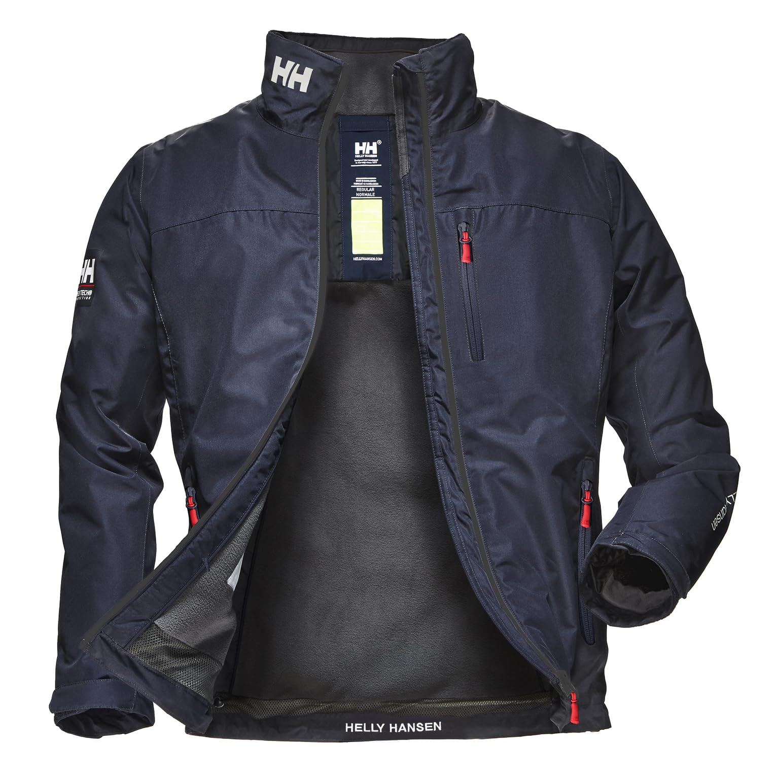 Helly HansenMen's Crew Midlayer Waterproof Windproof Breathable Sailing Jacket Crew Midlayer Waterproof Windproof Breathable Sailing Jacket