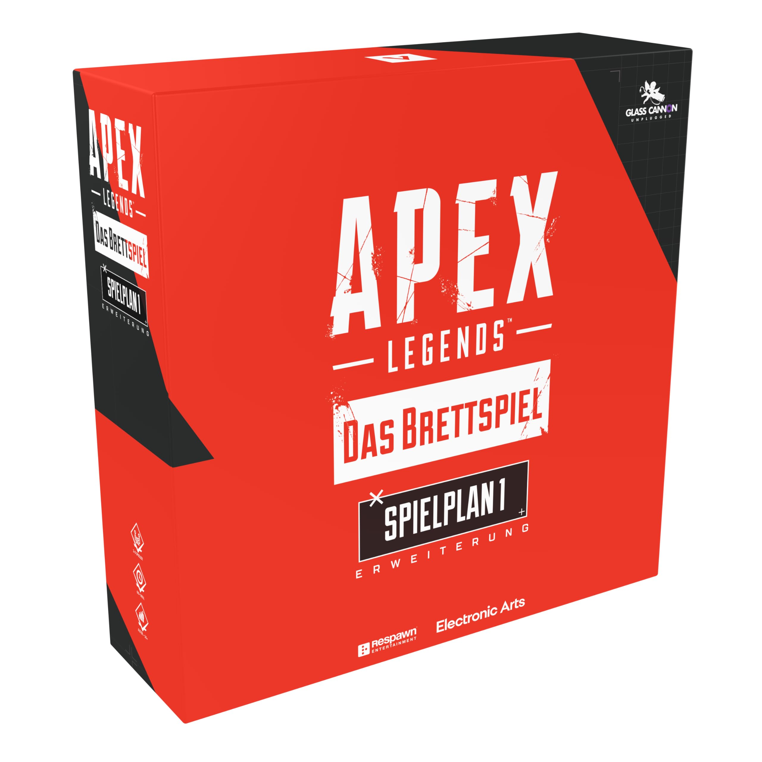 Apex Legends: gra planszowa – plan 1 rozszerzenie – nowy teren, budynek i tryb punktu kontrolnego – elementy 3D dla większej taktyki i atmosfery – niemiecki – język niemiecki ELZNIR GAMES