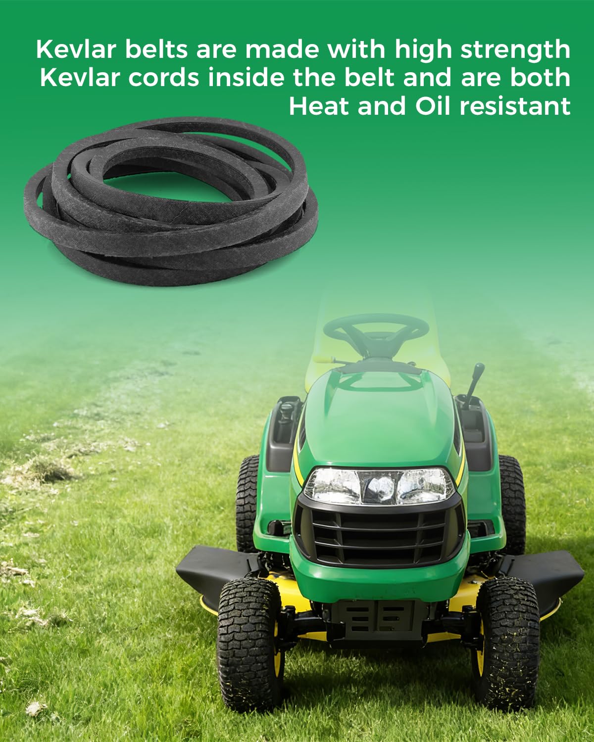 Cinghia di trasmissione M155885 adatta per John Deere L100 L130 LA100 LA110 LA135 X110 Cinghia trapezoidale resistente