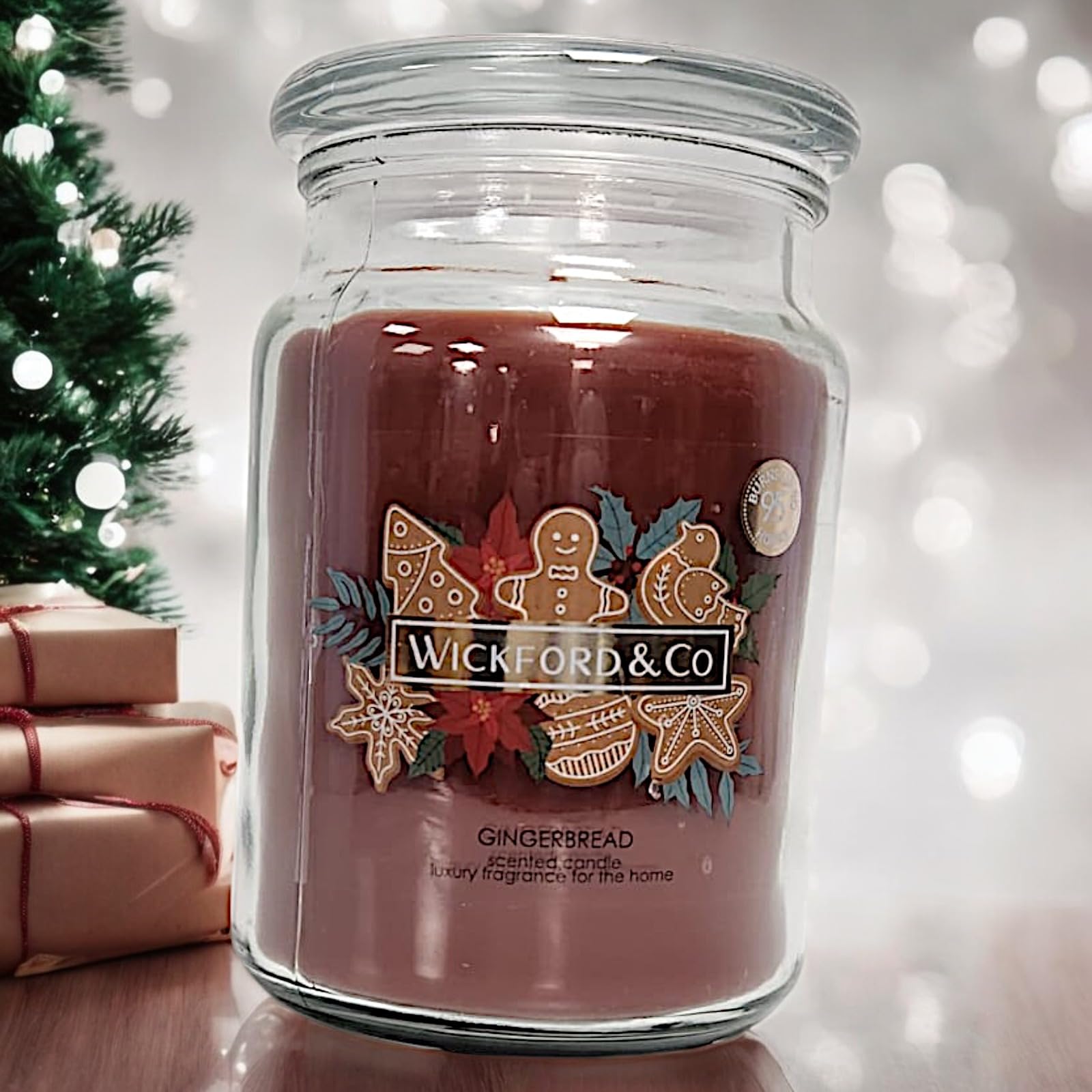 Wickford & Co Scented Candle Collection 5 Different Luxury Fragrances with 95 Hour Burn Time18 Oz Glass Jar with Lid (One Size - Image 3