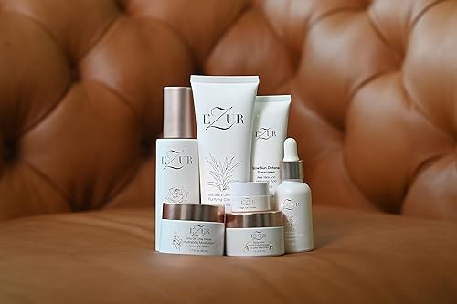 Miniatura 6 de L'Zur - Limpiador purificador de aloe vera y cáscara de limón para mujeres, defensor de la edad facial, ingredientes naturales, 4 onzas líquidas