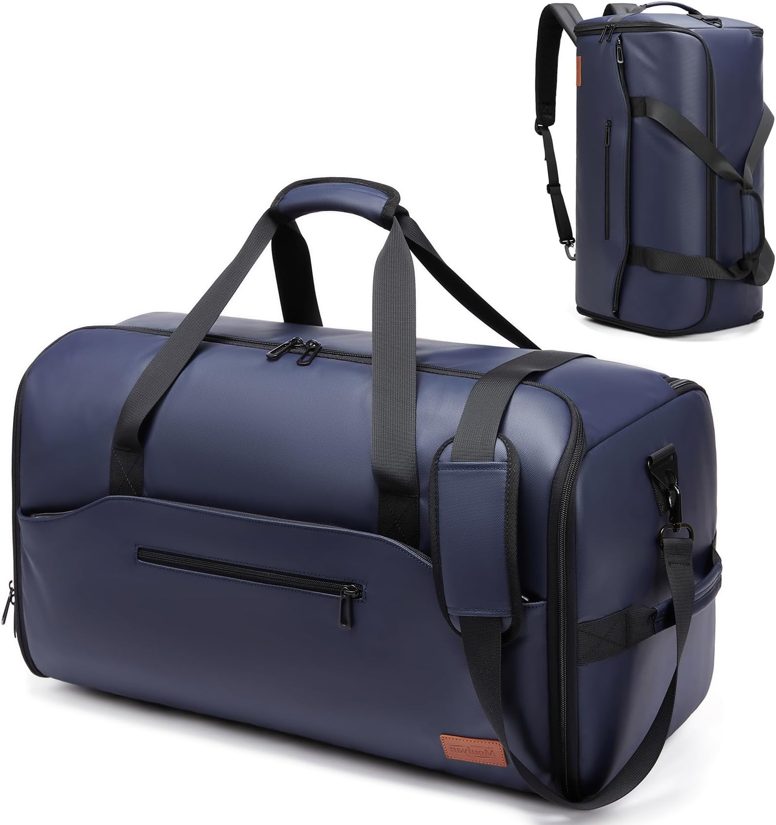 Garment Duffle Bags for Travel,Moulyan Convertible Carry on Garment Bag with Shoe Compartment,3 in 1 Waterproof Travel Suit Bag with Shoulder Strap for Men Women