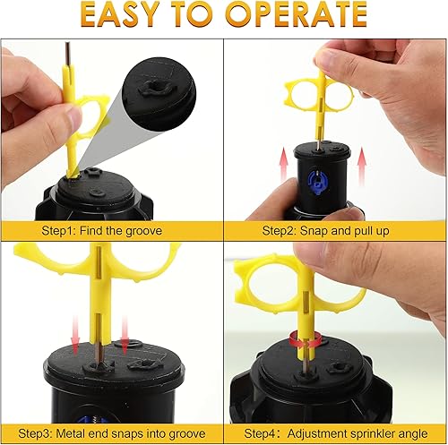 Miniatura 4 de Paquete de 5 herramientas de aspersor rotativas compatibles con Hunter PGP Ultra Rociador Cabeza Rotor Herramienta de ajuste de llave de cabezal de