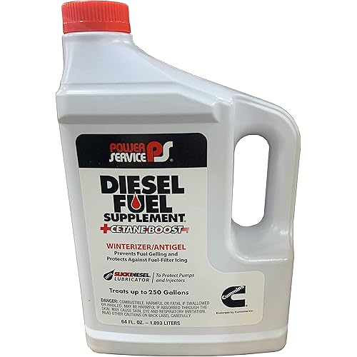 Power Service Diesel Fuel Supplement + Cetane Boost 64oz (6 Pack)