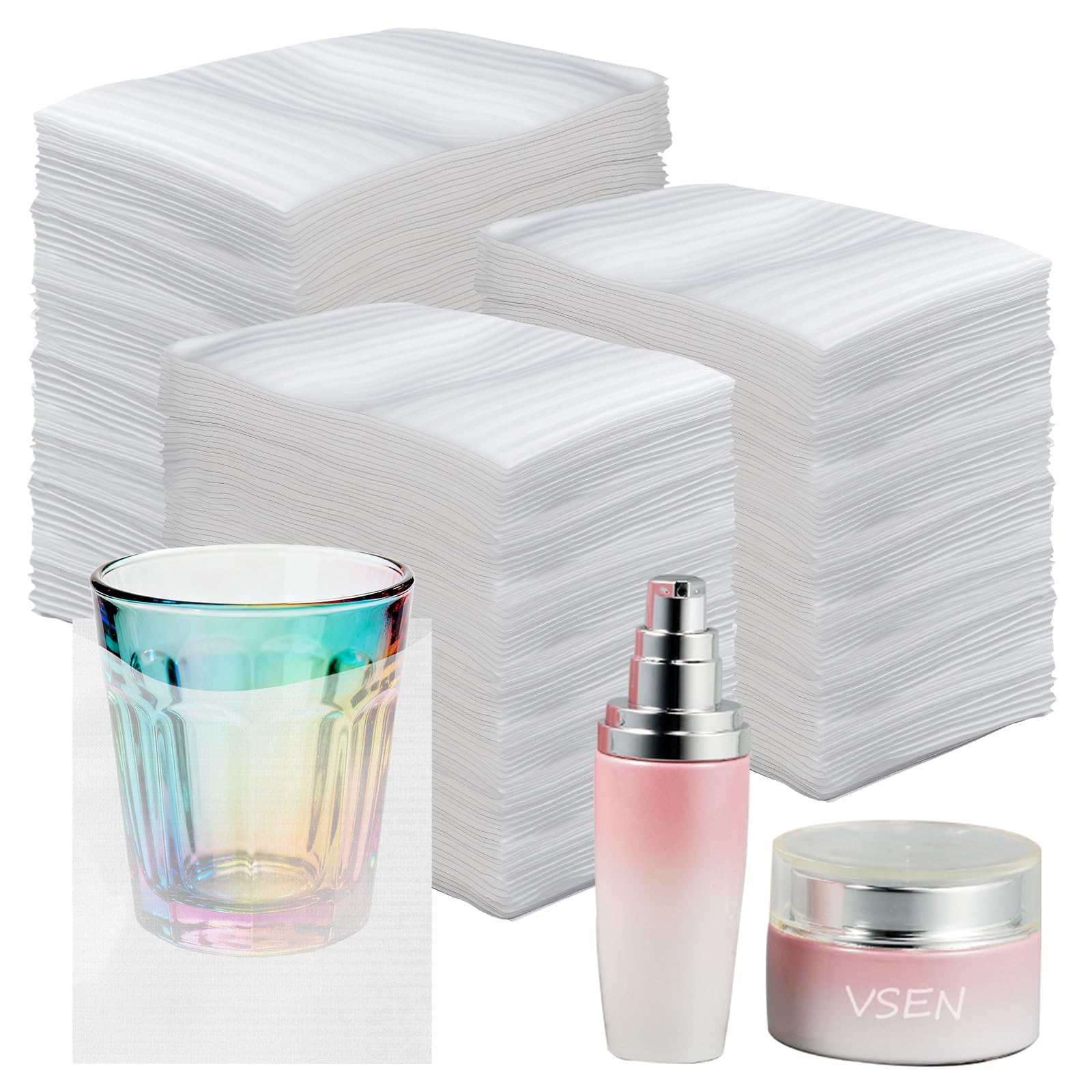 300 Pack Small Foam Pouches for Packing, 4x6 Inch Cushion Foam Pouch for Shipping, Moving and Storage, Dish Packing Supplies Protecting Small