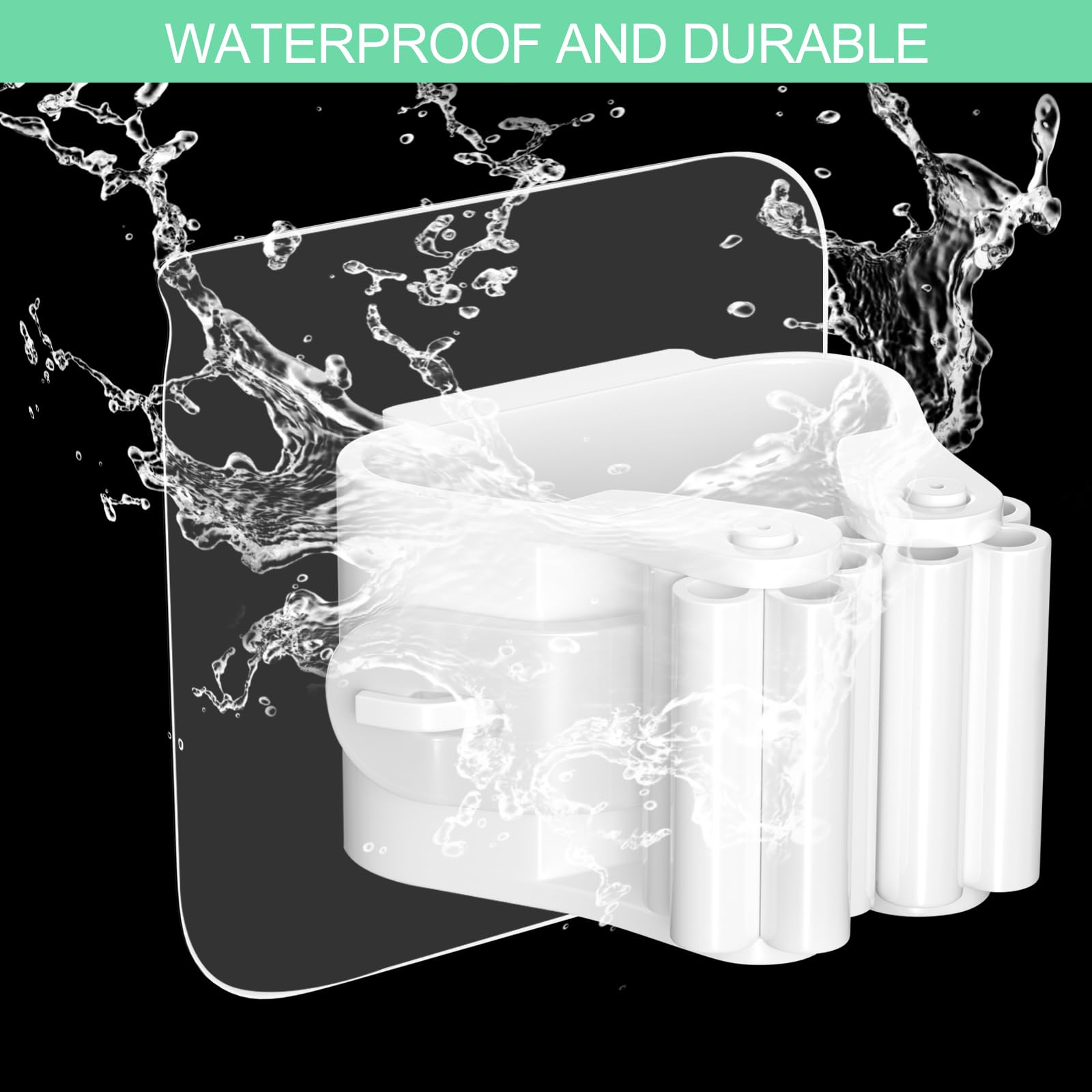 Porta Scope Da Parete Autoadesivo - 10 Pezzi Per Cucina/Bagno - Foto 4