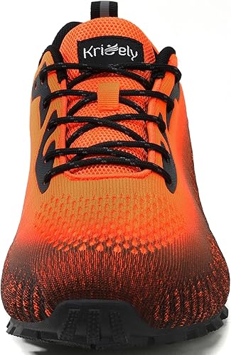 Miniatura 2 de Kricely - Tenis de correr para hombre, para caminar y hacer senderismo, tenis para entrenamiento funcional, para exteriores, calzado informal de