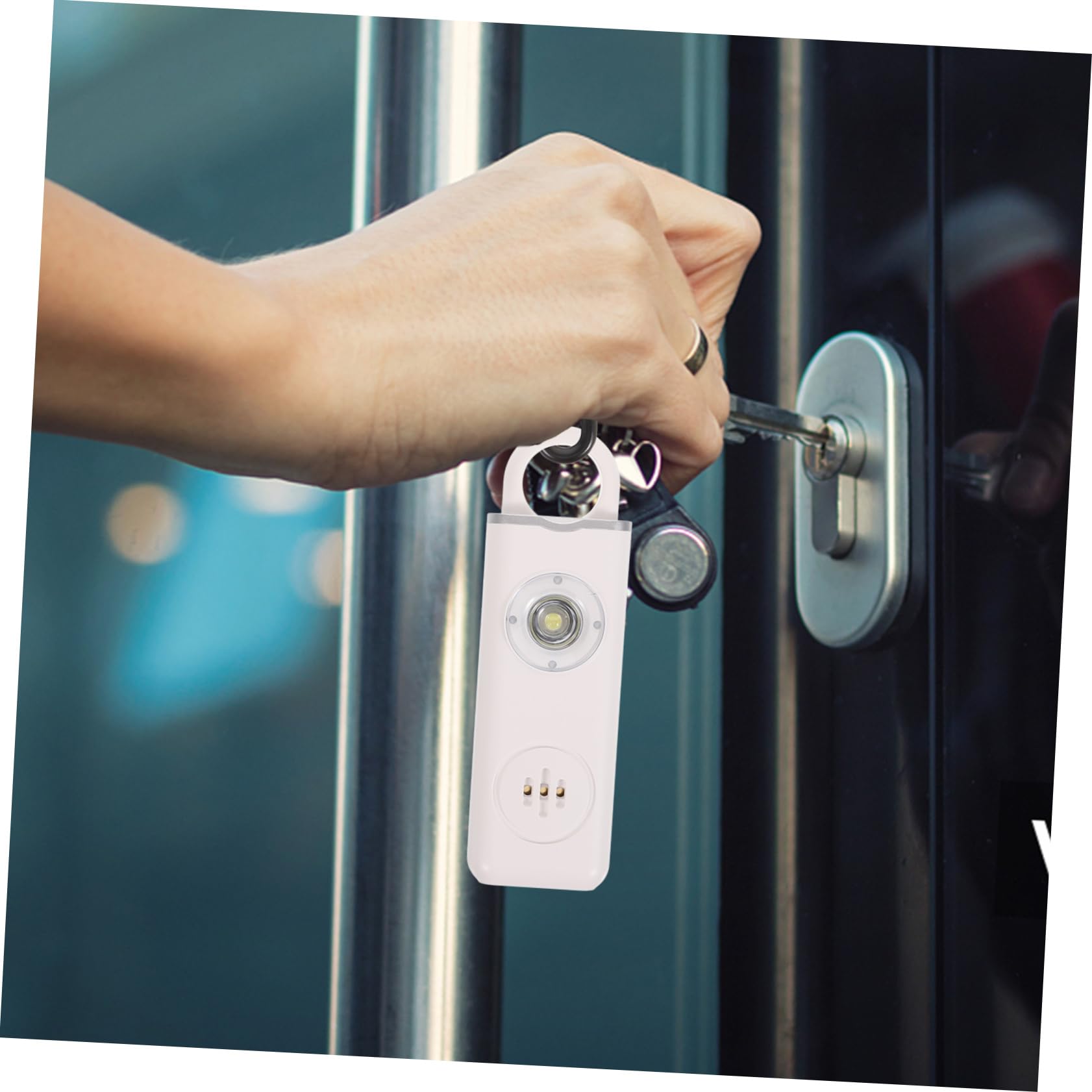 Dispositifs D'Alarme De Sécurité Personnelle Accessoires D'Étiquette Intelligente D'Alarme Personnelle Porte-Clés Mignons Pour Femmes Porte-Clés Portable Girly