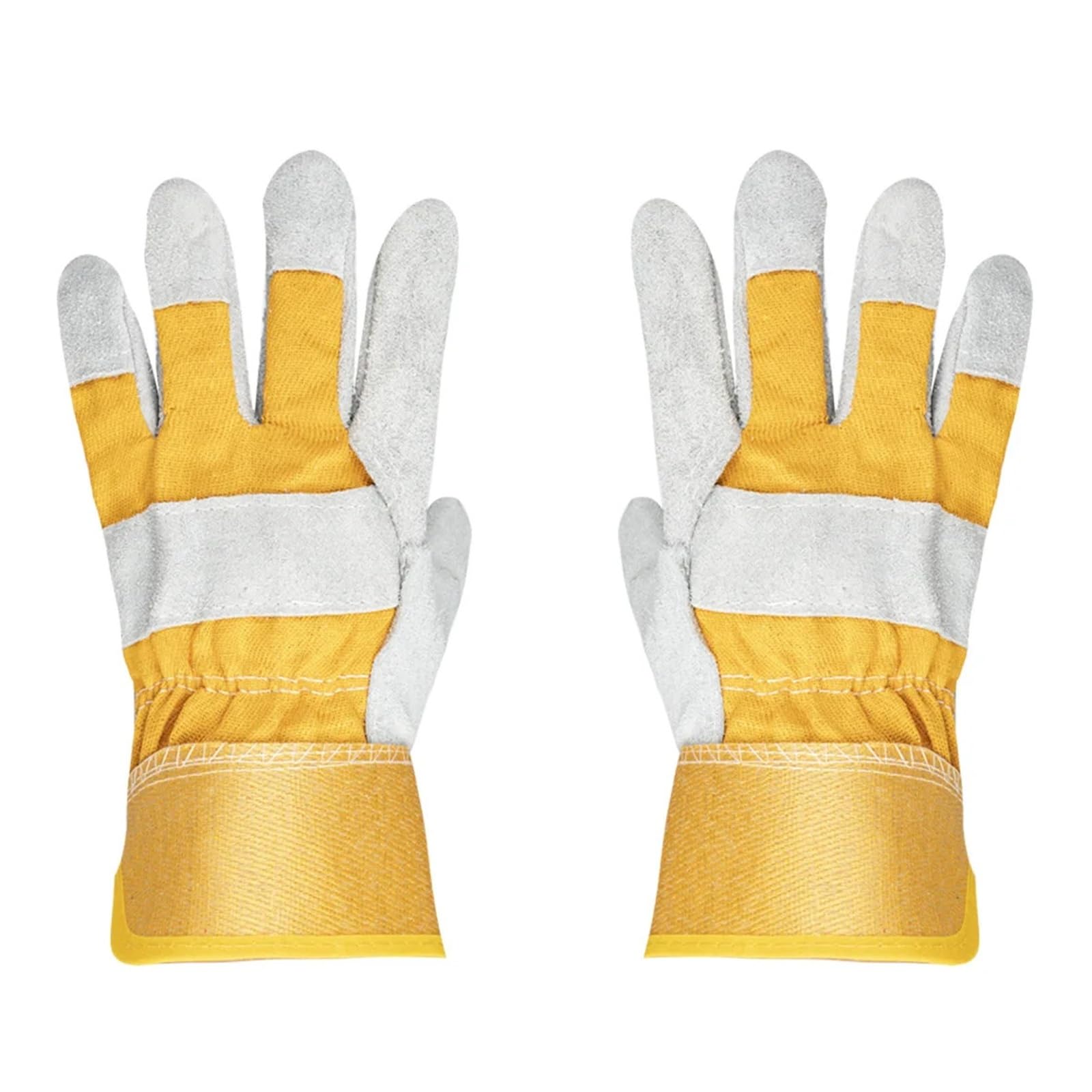 LNHHG Welding Clothes, Professional Welding Gloves Cowhide Splicing Thickened Wear-Resistant Insulated Special