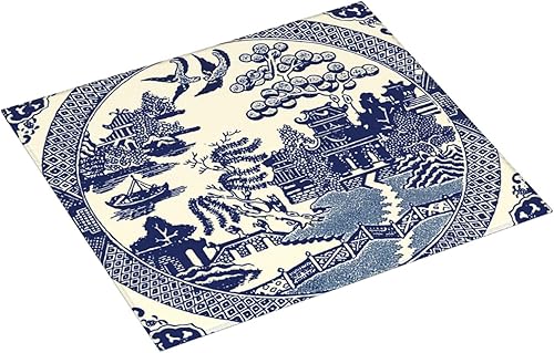 Vista 126 de Tapete de secado de platos de hojas florales verdes para encimera de cocina, 18 x 24 pulgadas, tapete absorbente reversible para platos Hoja floral