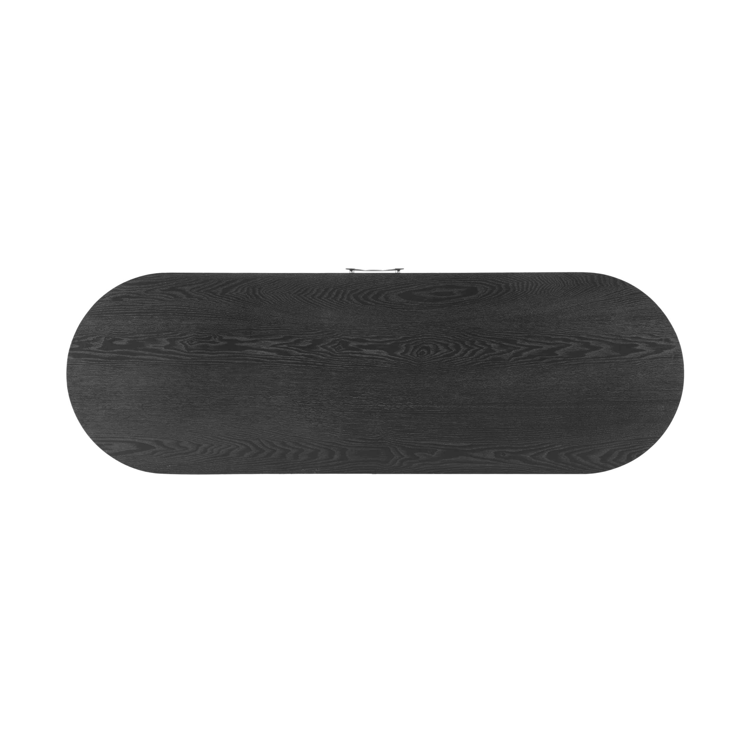 Tavolo consolle moderno con cassetto funzionale e gambe a colonna curve, design verticale a coste, tavolo d'accento per ingresso, per corridoio, soggiorno o dietro il divano