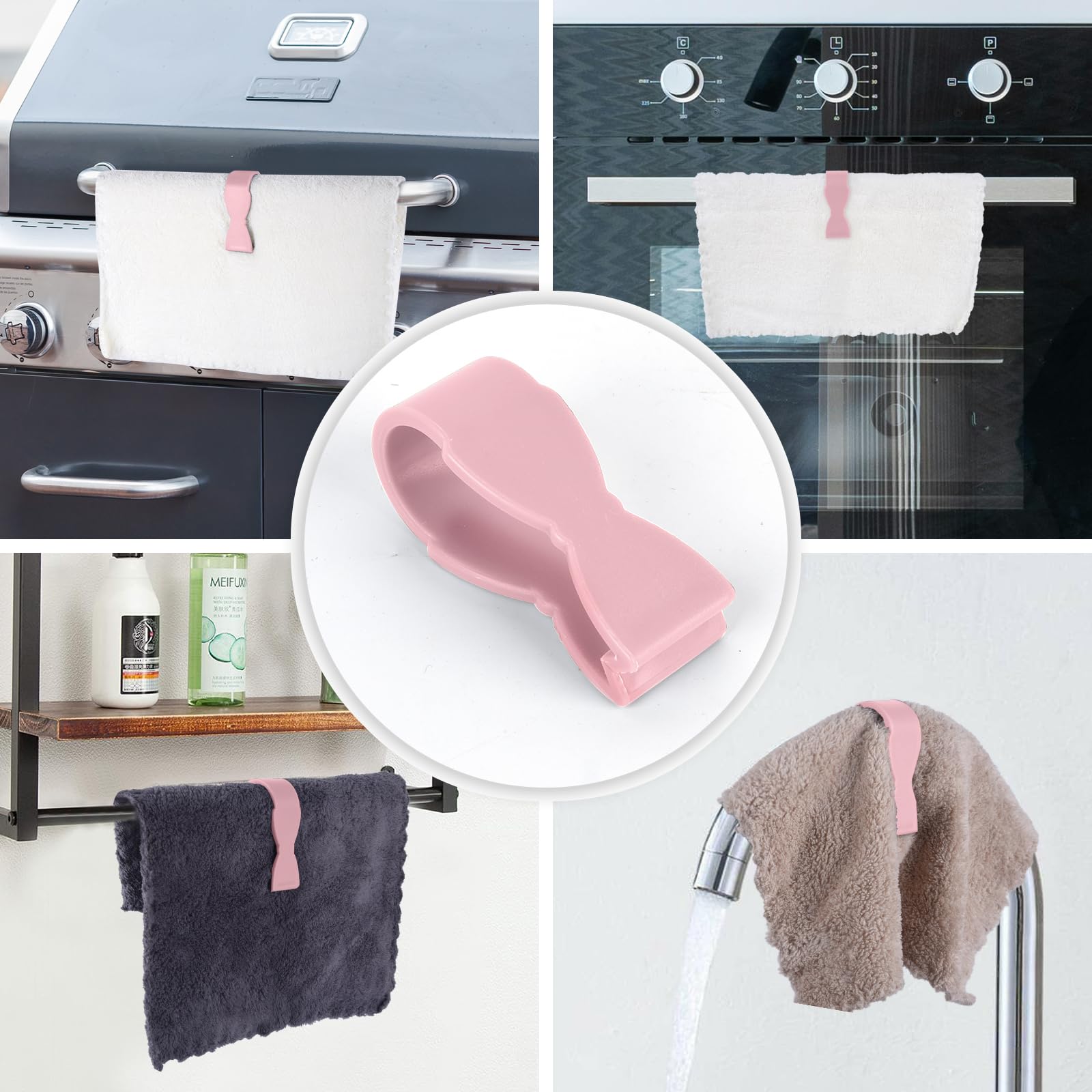 Kitchen Towel Clips - Prevent Slipping! -3