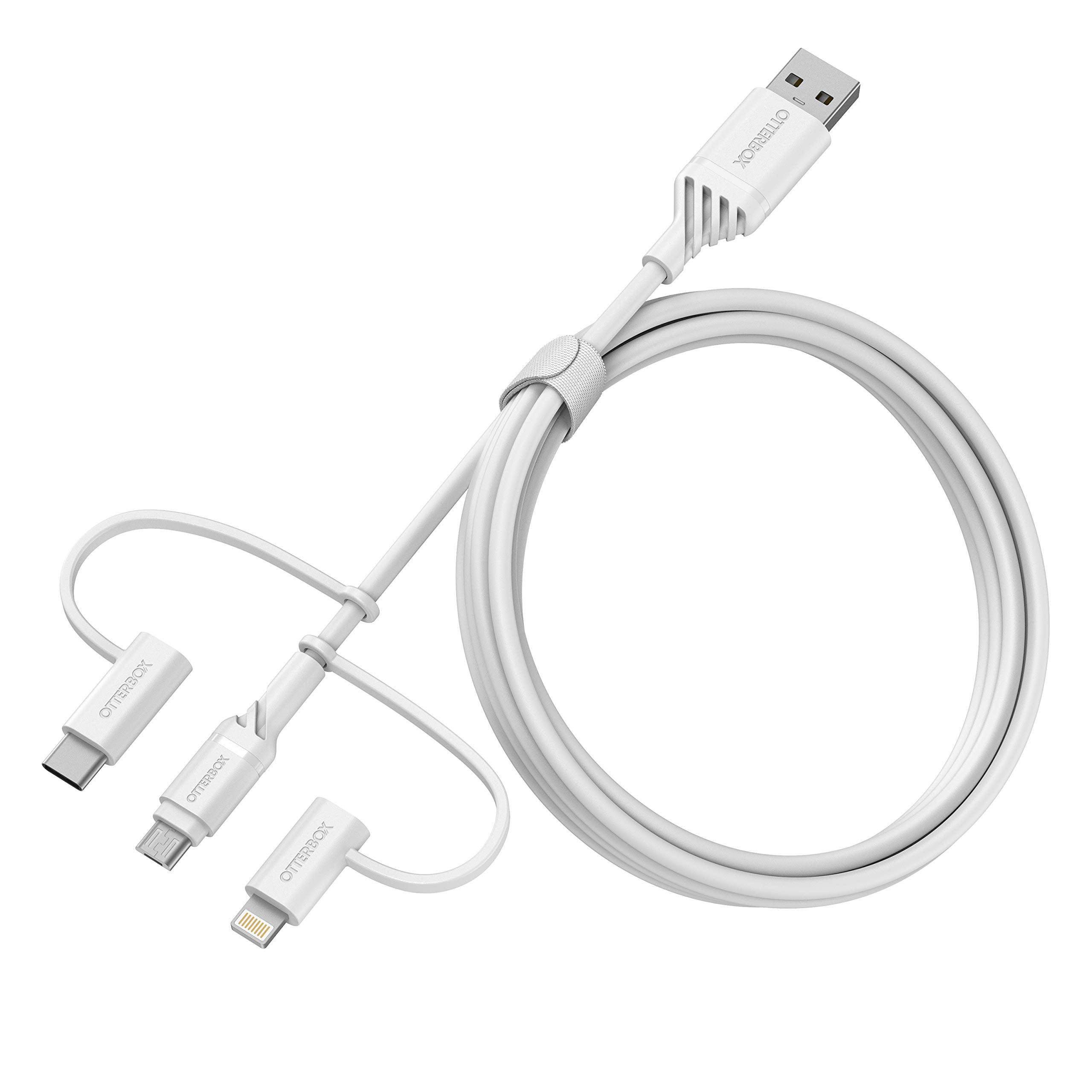 OtterBox cavo USB-C a USB-C, di ricarica Fast Charging Premium intrecciato e ultra resistente per Smartphone e Tablet, ultra robusto, testato per pieghe e flessibilità, 1M, Nero