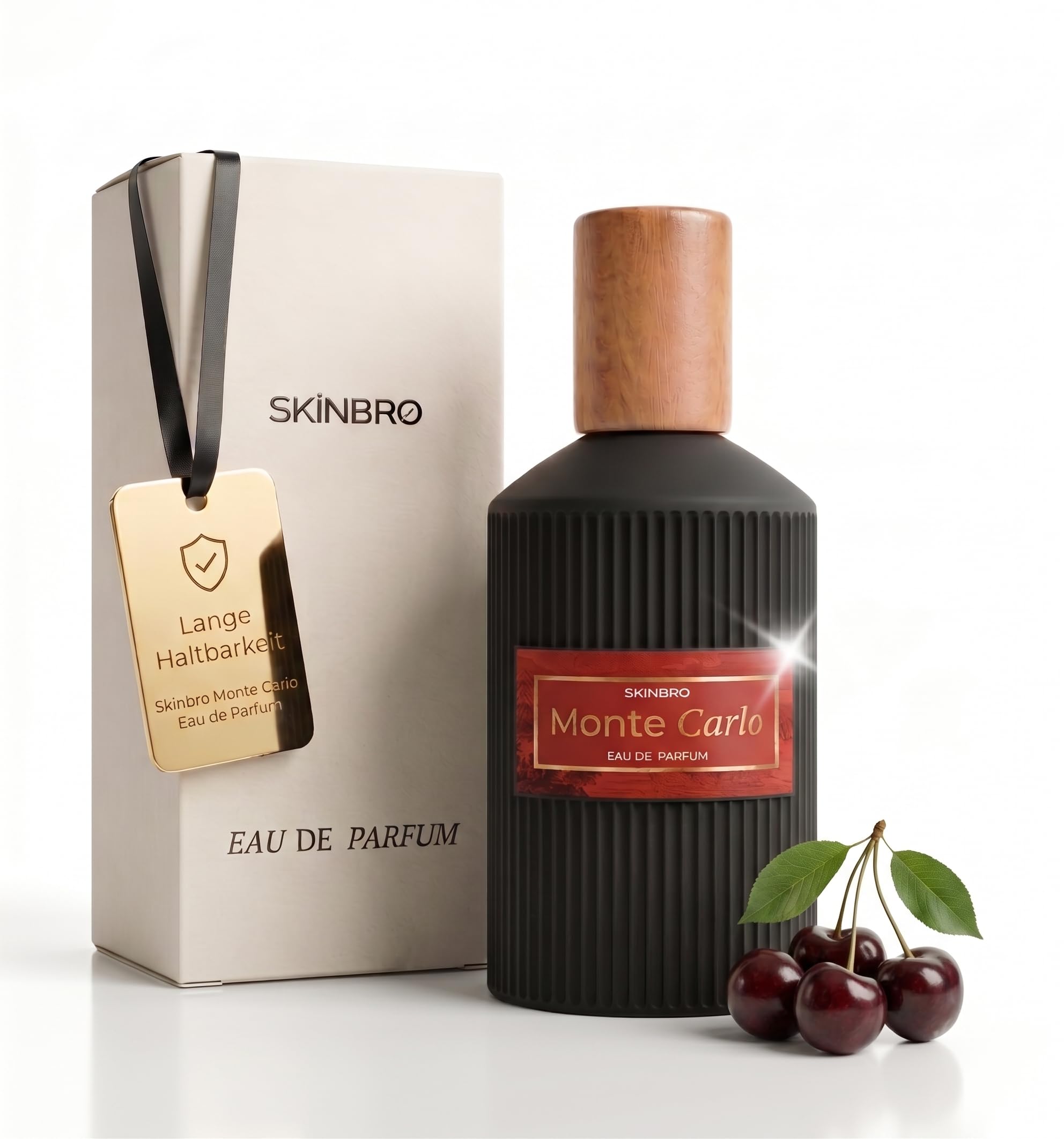 SKINBRO Parfüm Herren Eau de Parfum Monte Carlo Charm 50 ml — Herren Parfüm mit 25% Duftöl — langanhaltender Herrenduft, süß, verführerisch & luxuriös — Männerparfüm hergestellt in Hamburg