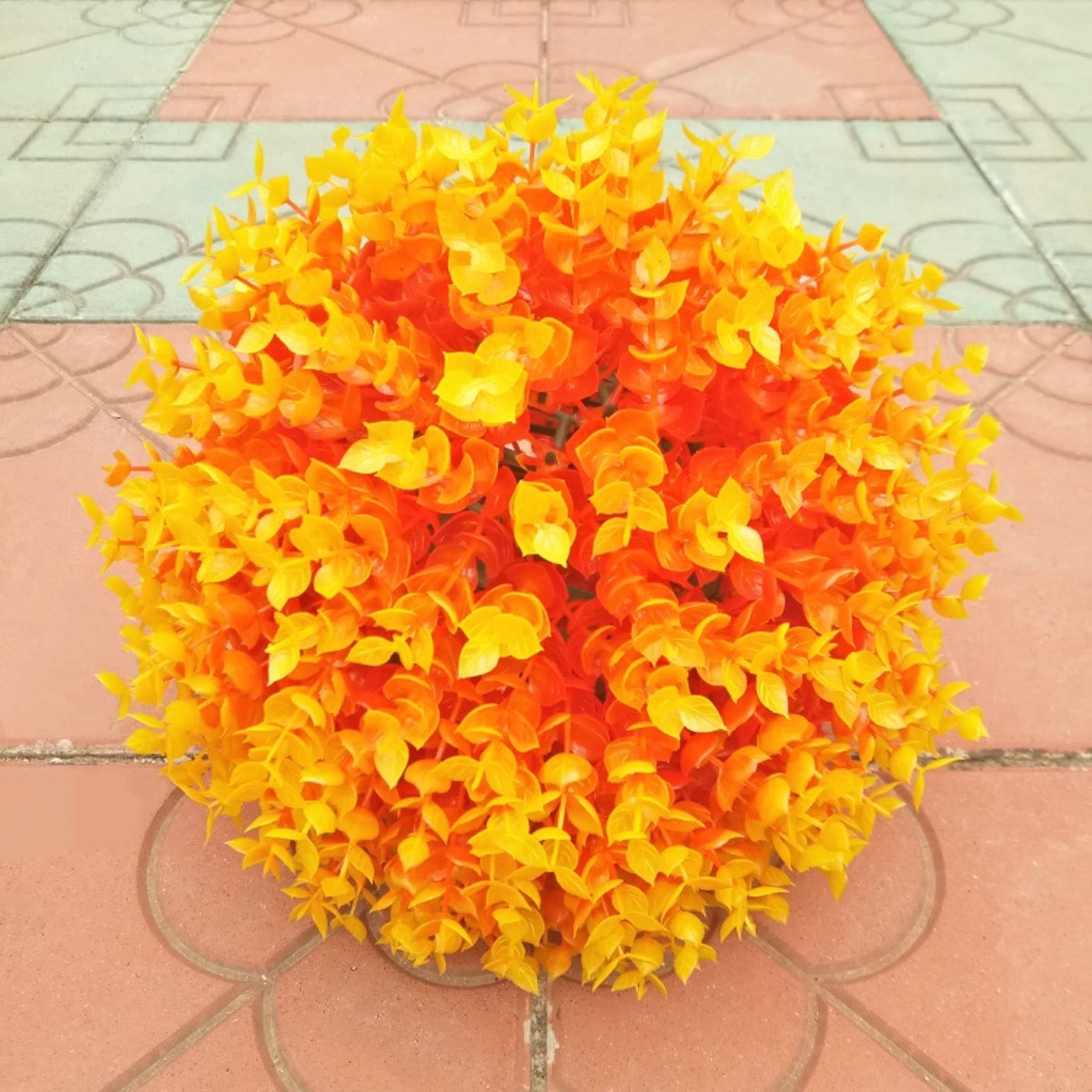 Boule topiaire en buis artificiel 50cm grande plante succulente artificielle pour jardin et salon