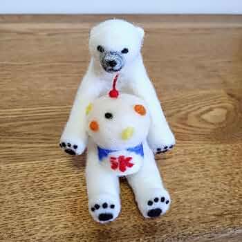 ✿羊毛フェルト✿ぽってりしろくまさん✿アザラシくん✿ぺんぎんくん✿スイカ✿ 楽天市場】仲良しアザラシとペンギンの赤ちゃん 手作りキット