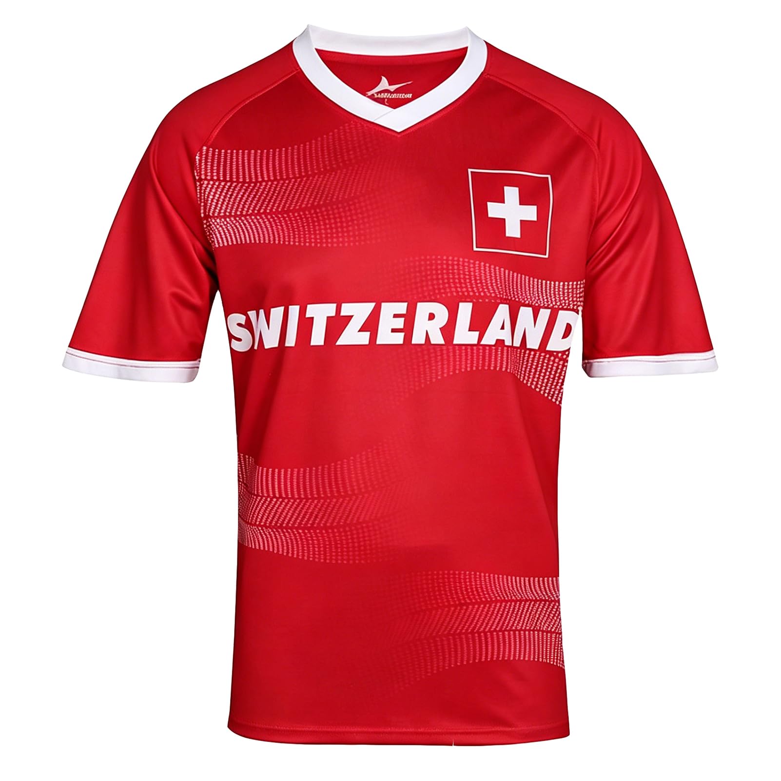 2026 Football Cup T Shirts Soccer Fans 48 National Teams Sport Casual National Flag Printing Cheer On Jersey Mens Womens Training Stretch Breathable Quick Dry Tee Shirt Switzerland M