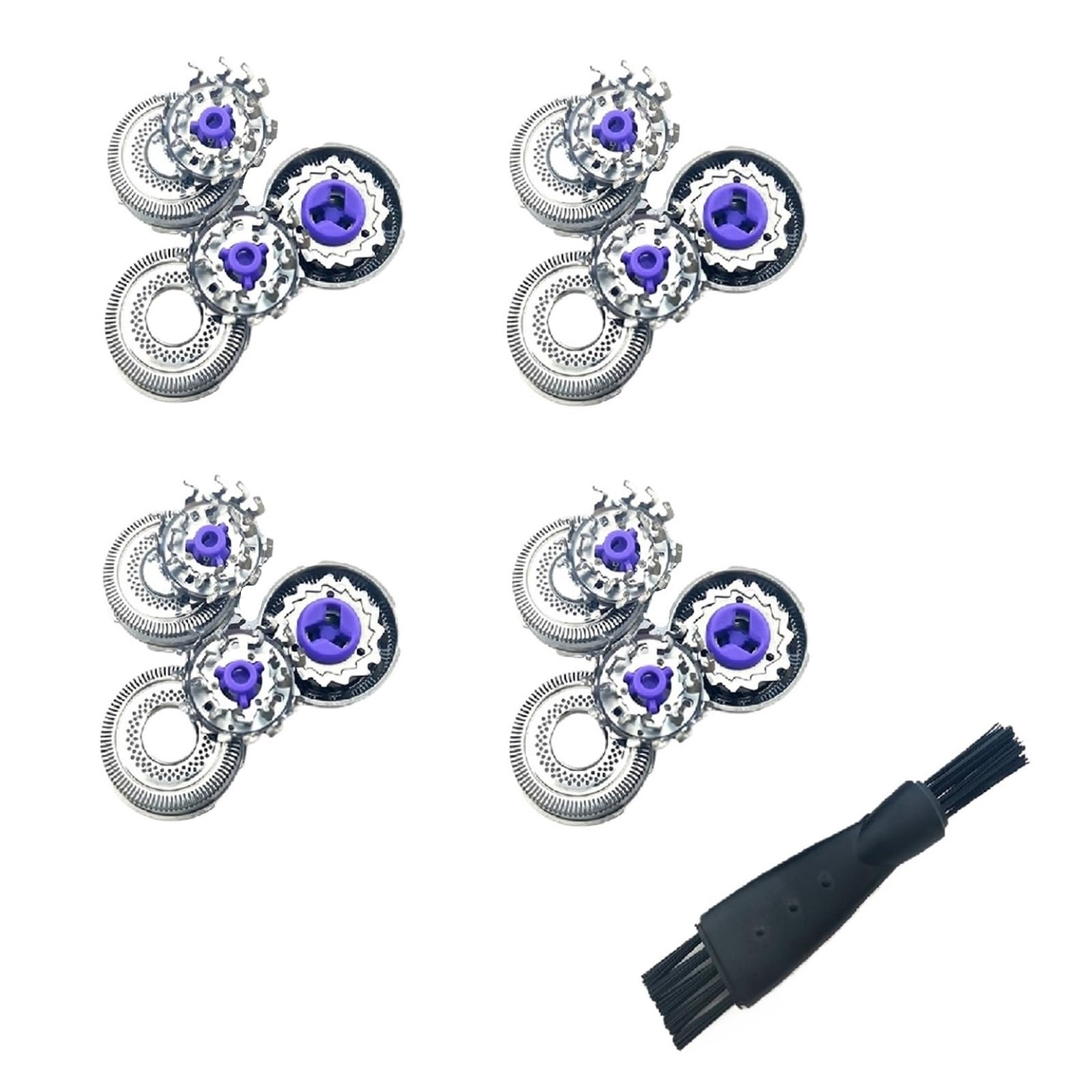 Testine Di Ricambio for Lama Di Rasoio for Rasoio, Compatibili Con Philips, Modelli Serie S9000 SP9880 SP9862 S9985 SP9860 SP9863 S9987 SH91/51 SH91/52(Set 4)