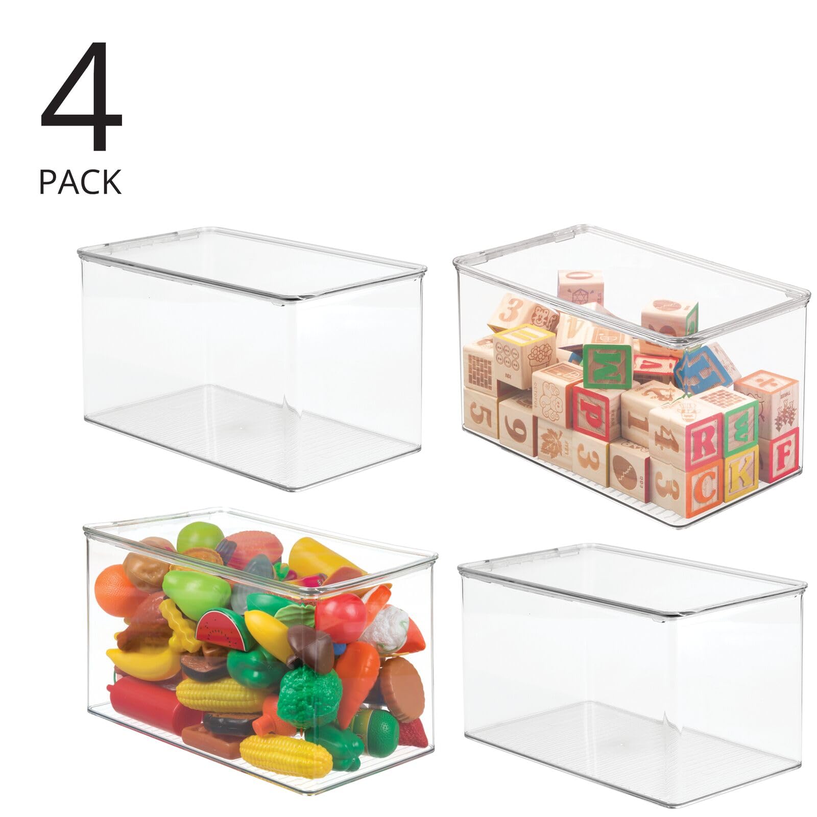 MDesign Spielzeugaufbewahrung Stapelbare Box Mit De Produktbild-Vorschau 5