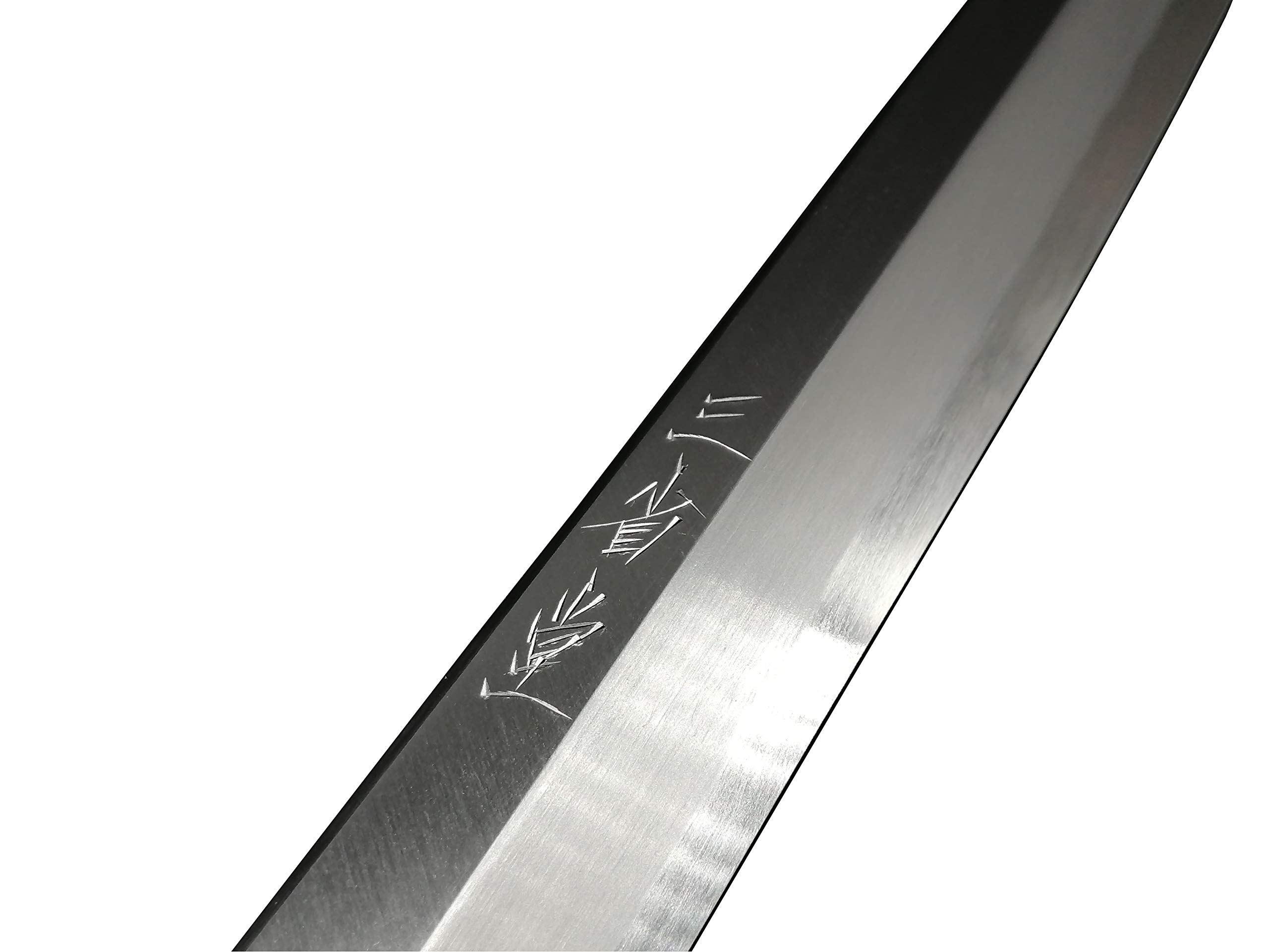 Amazon | 刺身 先丸 剣型 白鋼 本霞砥 水牛柄 240mm | 三省堂刃物 | 柳 