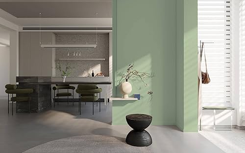 Miniatura 435 de Dimoon 236''x17.7'' White Thicken Peel and Stick Wallpaper Contact Paper Modern Self Adhesive Wall Paper Removable Renter Friendly Textured Solid