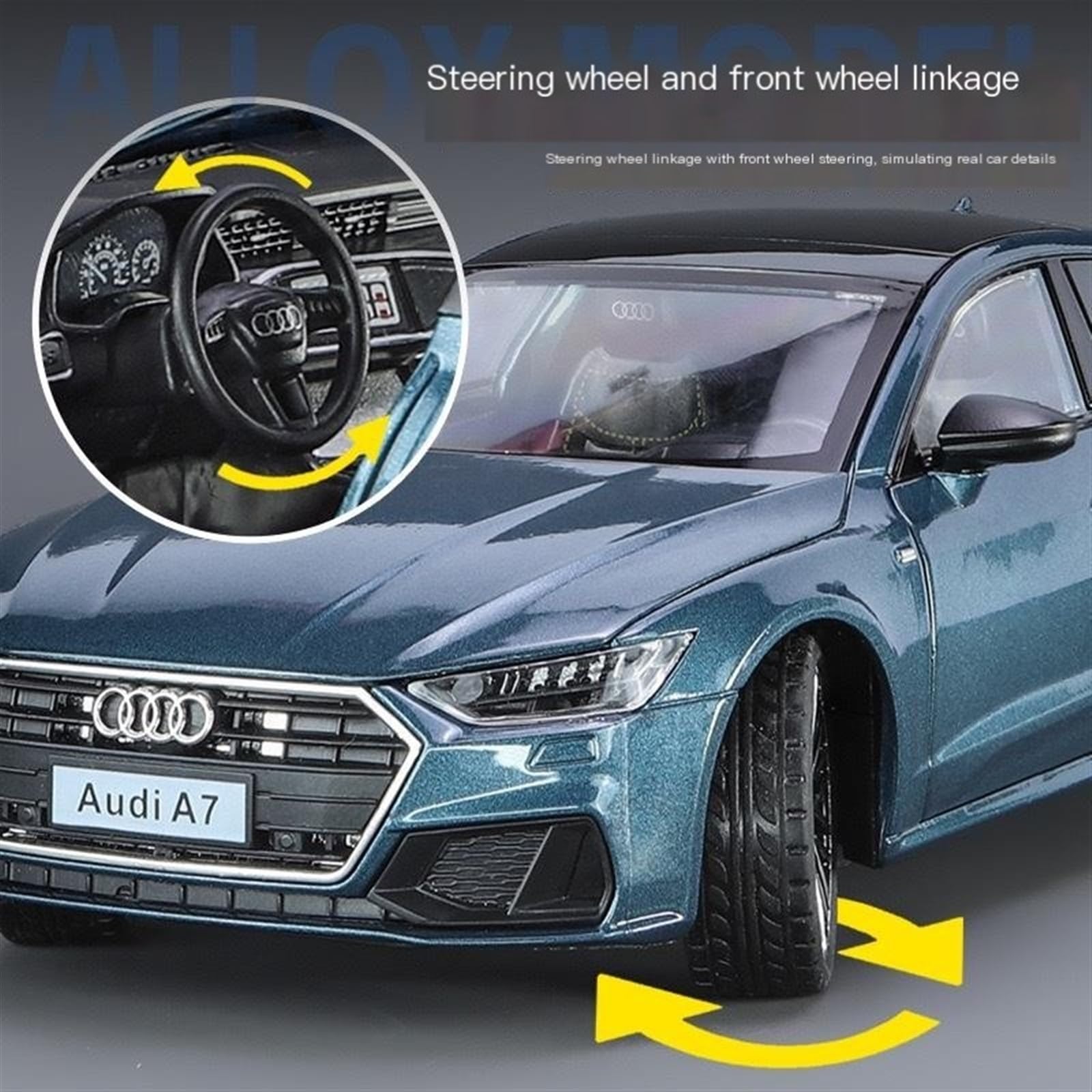 Audi 公式A7 ミニカー　非売品 新品 1/24 アウディ Audi A7 スポーツバック ミニカー 白