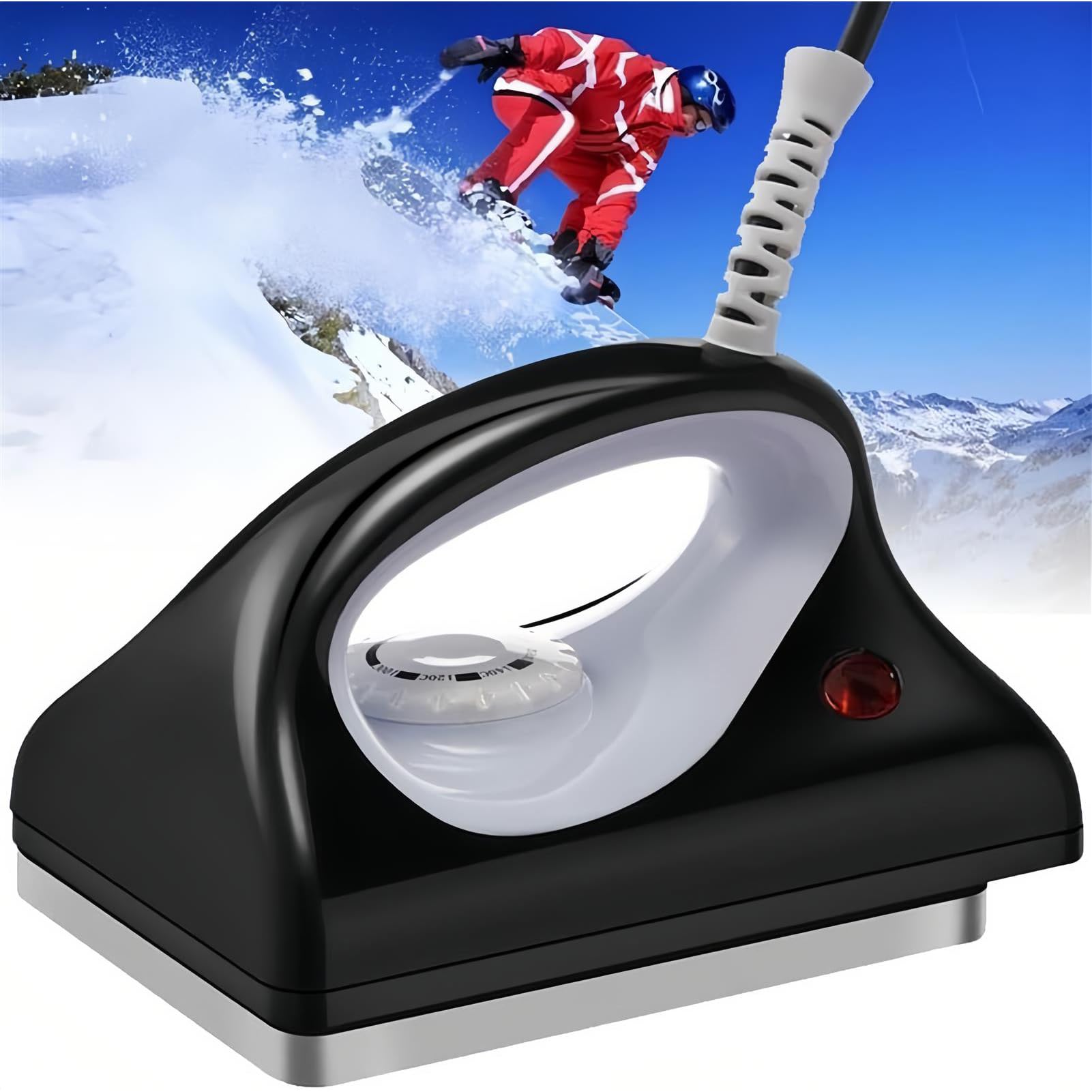 Fer à Farter pour Skis Et Snowboards, avec Semelle à Picots Et ContrôLe PréCis De La TempéRature, TempéRature RéGlable, Fer à Farter pour Skis Et Snowboards