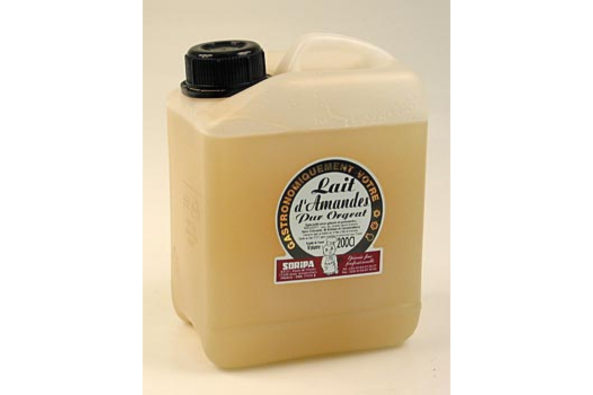 Mandelmilch, aus Süß- und Bittermandeln, gesüßt, 2 l