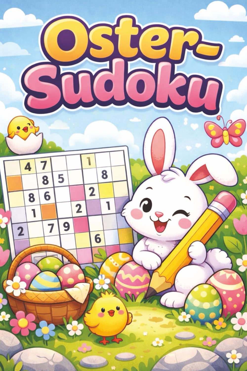 Oster Sudoku Rätsel Buch: Sudoku Rätsel für Ostern | ca. A5, 110 Seiten, 50+ Fakten über Ostern | 50+ Rätsel | Lösungen inklusive