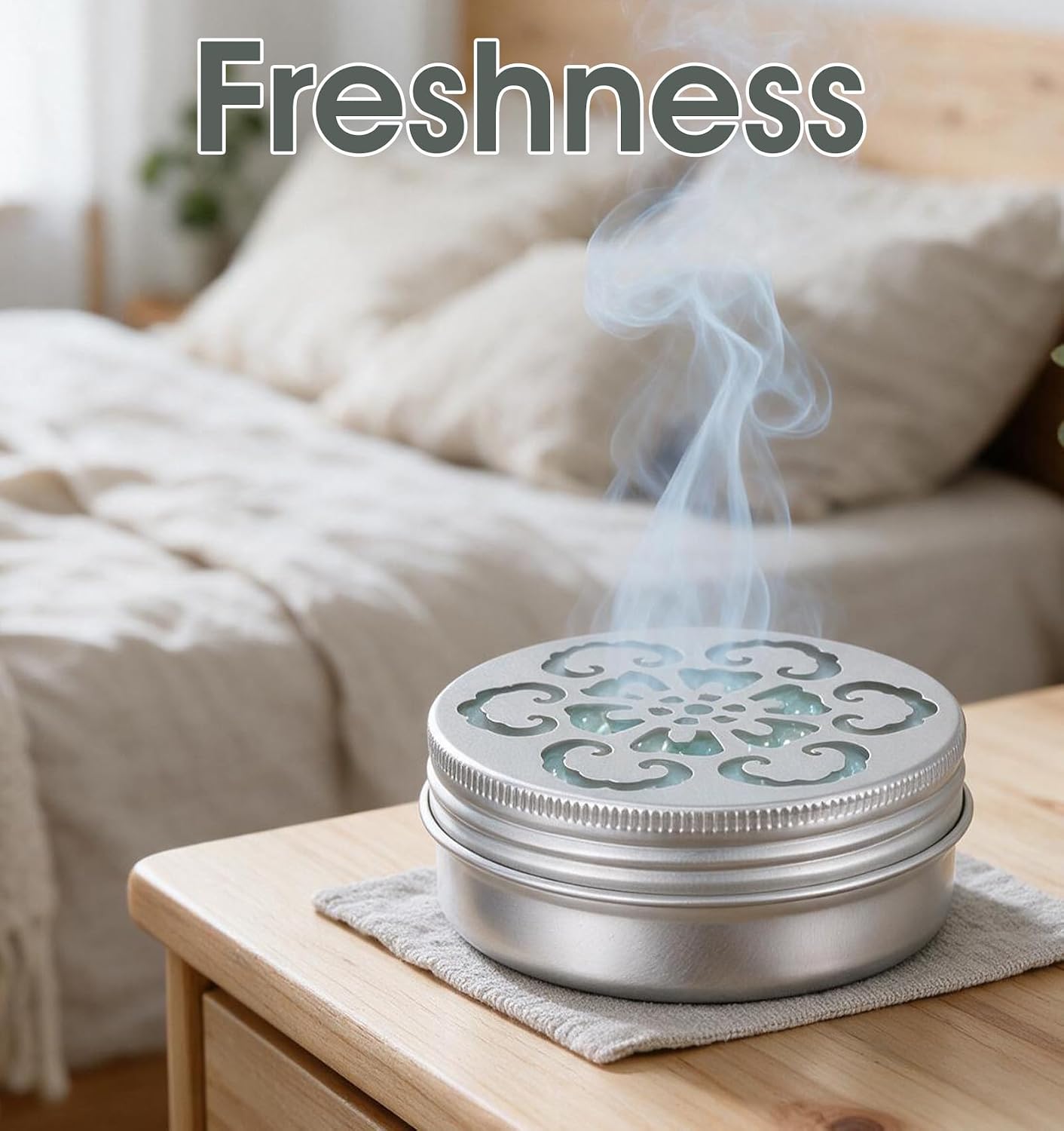 3PCS 2OZ Scent Beads Container with Lids – Empty Small Metal Tins