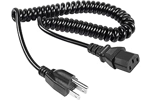 RIIEYOCA 3 Prong Power Coiled Cord: The Unparalleled Power Solution