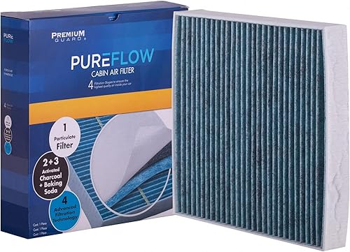 Filtro de aire de cabina Pureflow PC9958X Compatible con Chevrolet Suburban 2020-19, Cadillac Escalade ESV 2020-15
