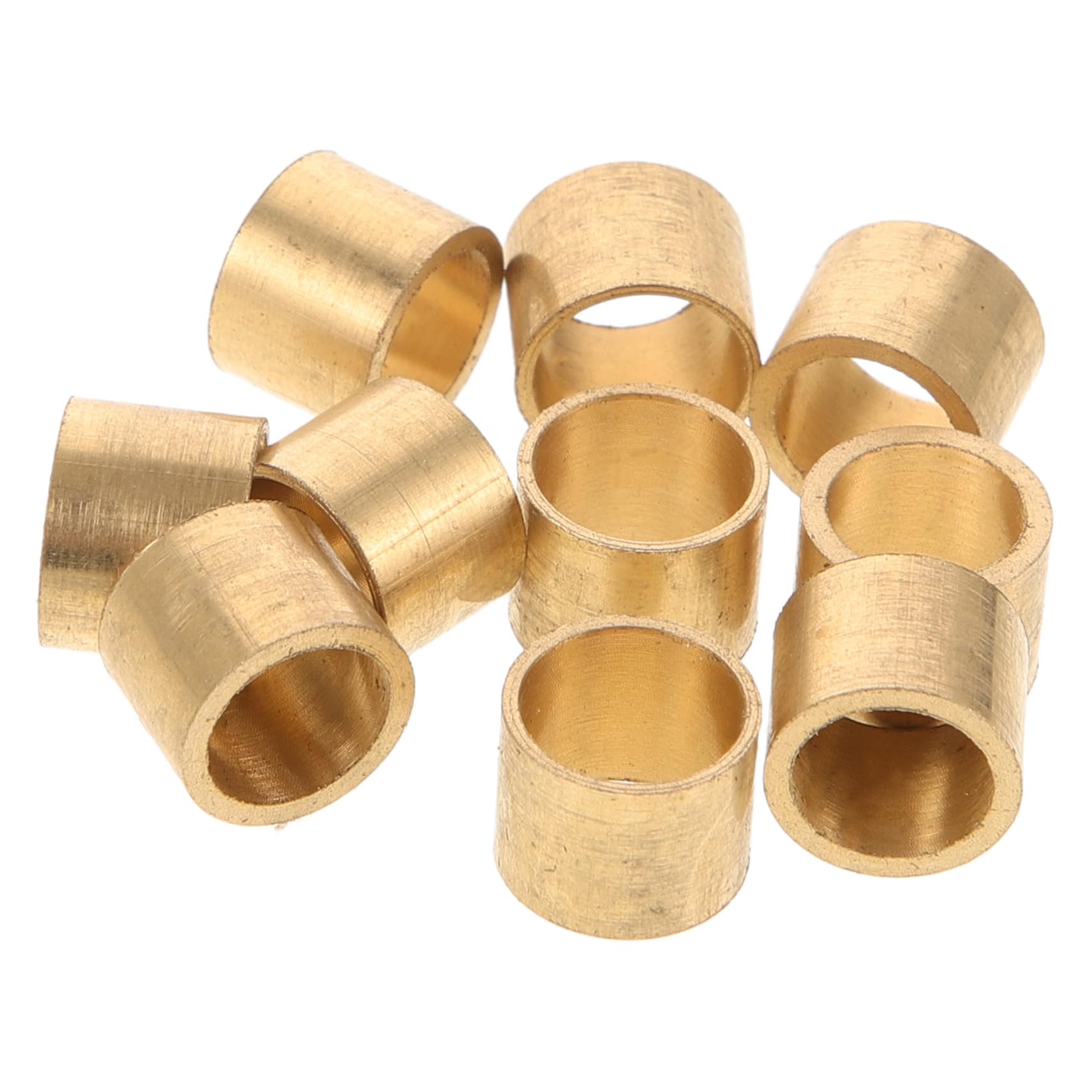 Mipcase Billiard Cue Ferrules 10mm Iron Copper Ferrules for Cue Stick Snooker Pool Cue Accessory Replacement Parts