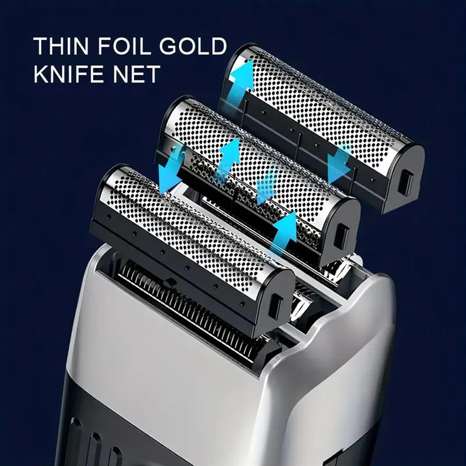 Electric Razors for Men, Rechargeable Cordless Foil Shaver for Men - 3 Blades, Smooth and Precise Shave