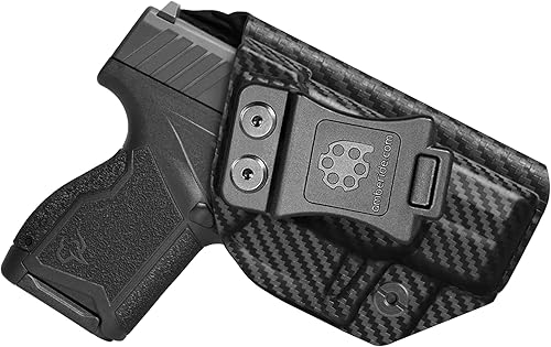Amberide IWB & OWB KYDEX Funda Ajuste Pistola Taurus GX4, Interior Exterior Cintura Oculta Transporte, Inclinación Ajustable & Retención