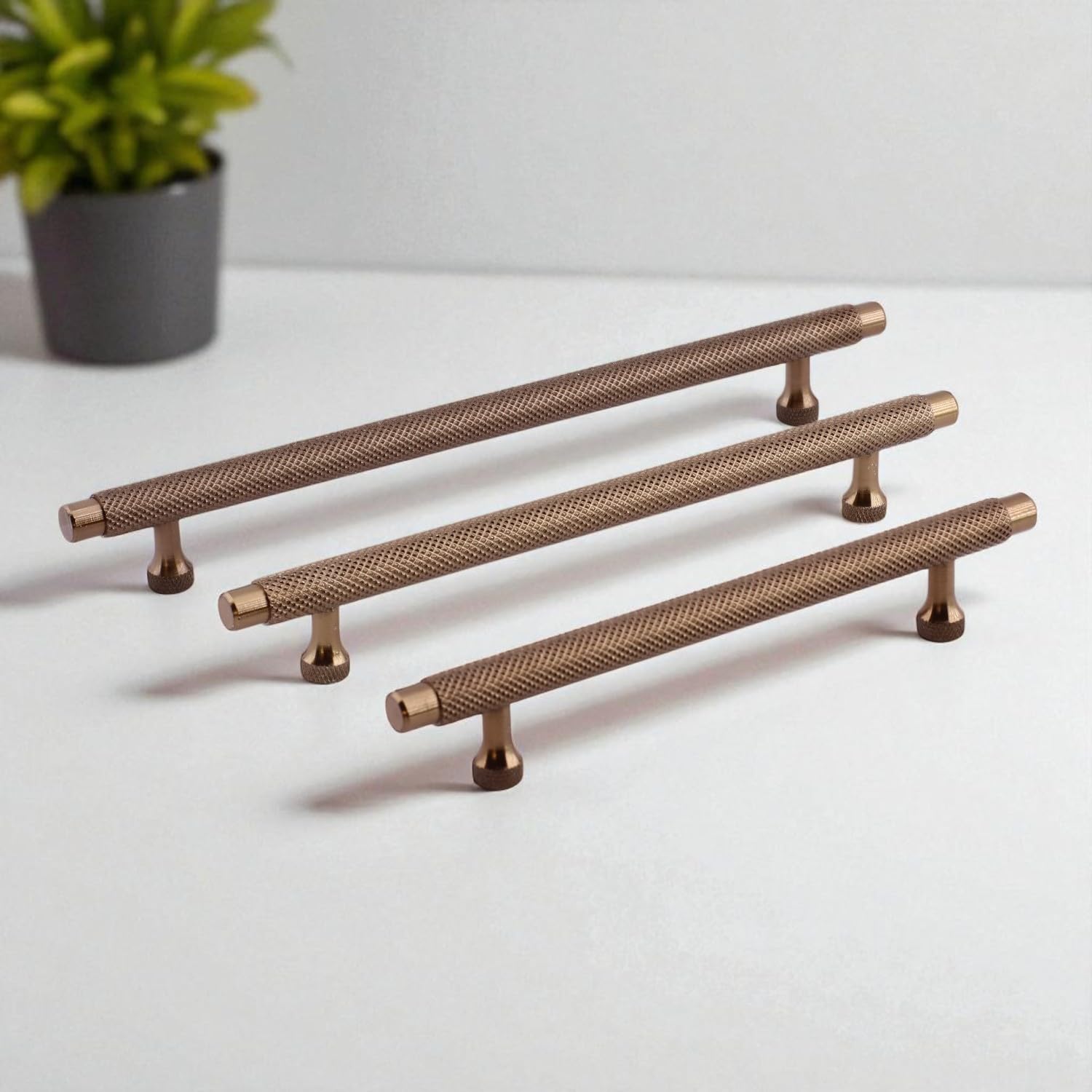 Martin Bronz Metal Kulp 192 mm Mobilya Çekmece Mutfak Dolabı Dolap Modern Kapak Kulpları Grip Desen