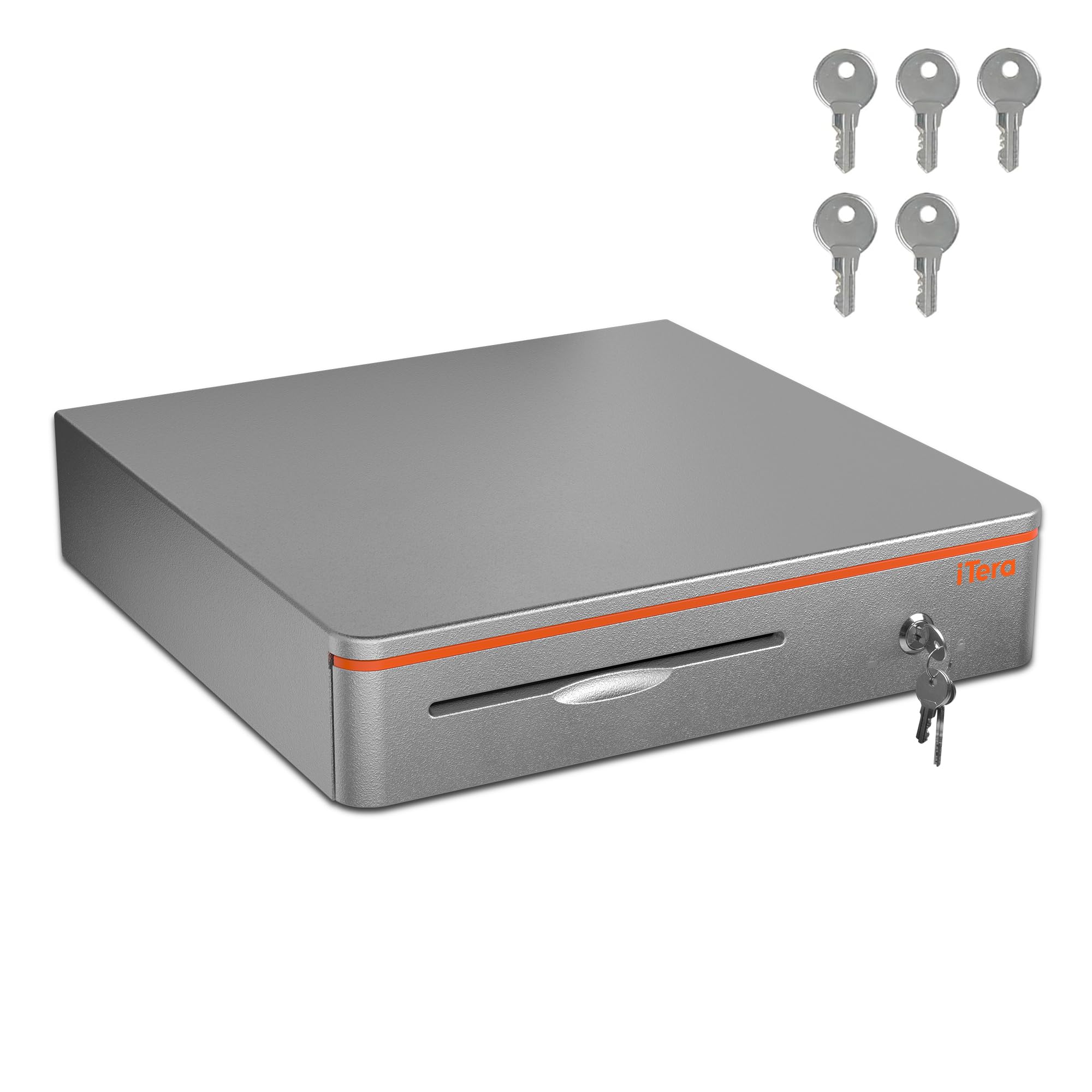 Amazon | Tera キャッシュドロア 4札 8硬貨 拡大サイズ スペア鍵5本