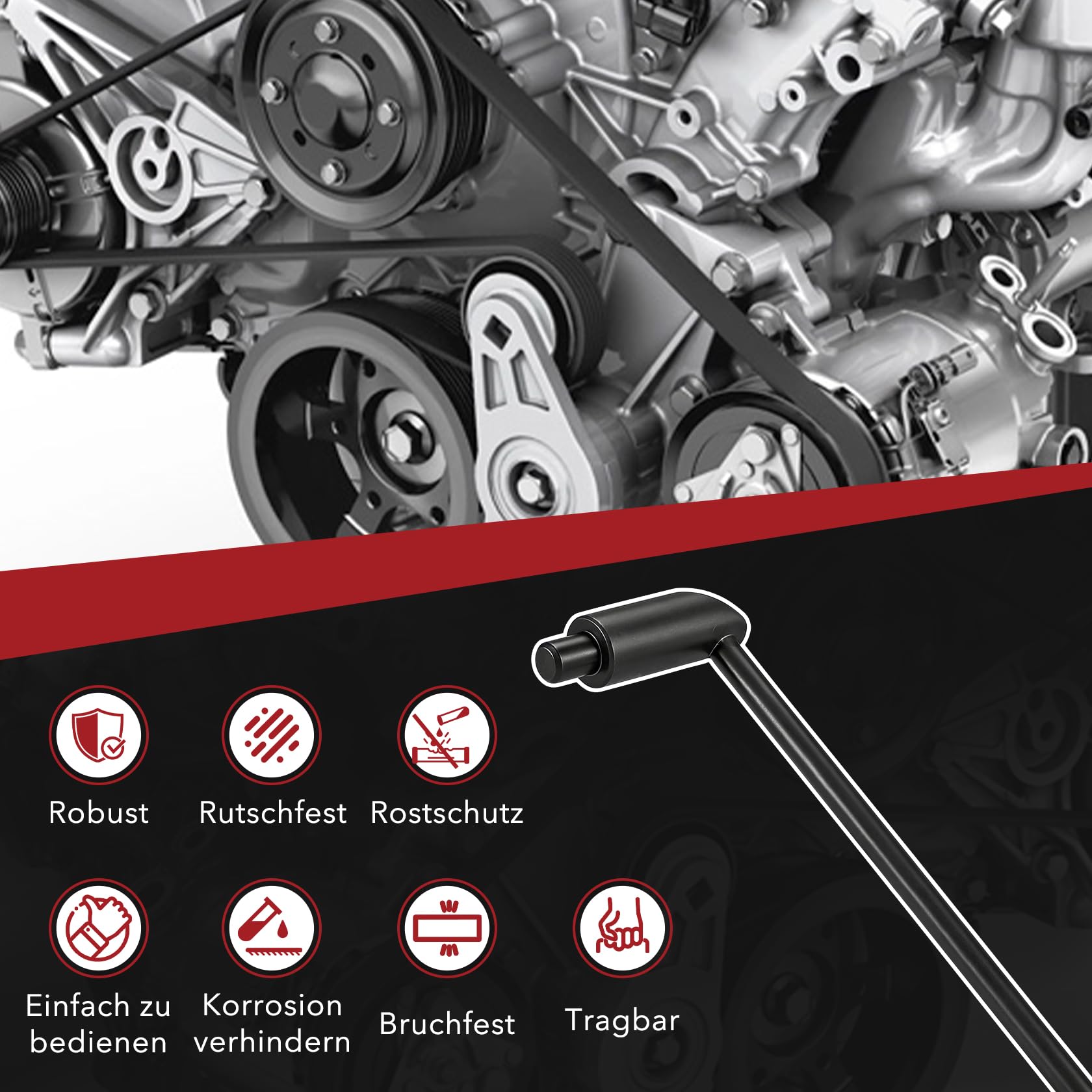 CarBole Motor Einstellwerkzeug Satz für 1.2 Vti (VVT)/GDI PureTech Benzinmotor,Zahnriemen Werkzeug Kompatibel mit Opel Peugeot Citroen,für G-0109-2E,G-0109-6,EN-52809,0109-2C/2D,109-2B,0109-2B