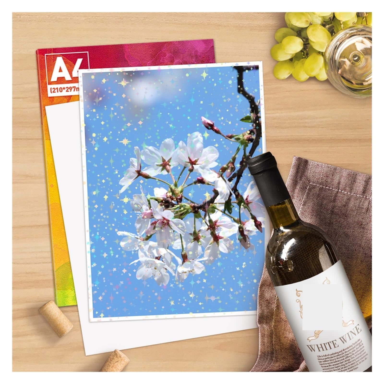 Amazon.co.jp: DAVBIR 10 枚 A4 紙自己粘着ラミネートフィルム