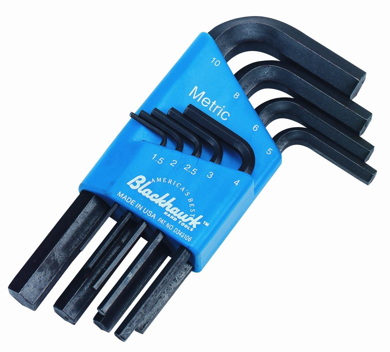 Blackhawk by Proto ZW-69 Metric Hex Key Set, 9-Piece