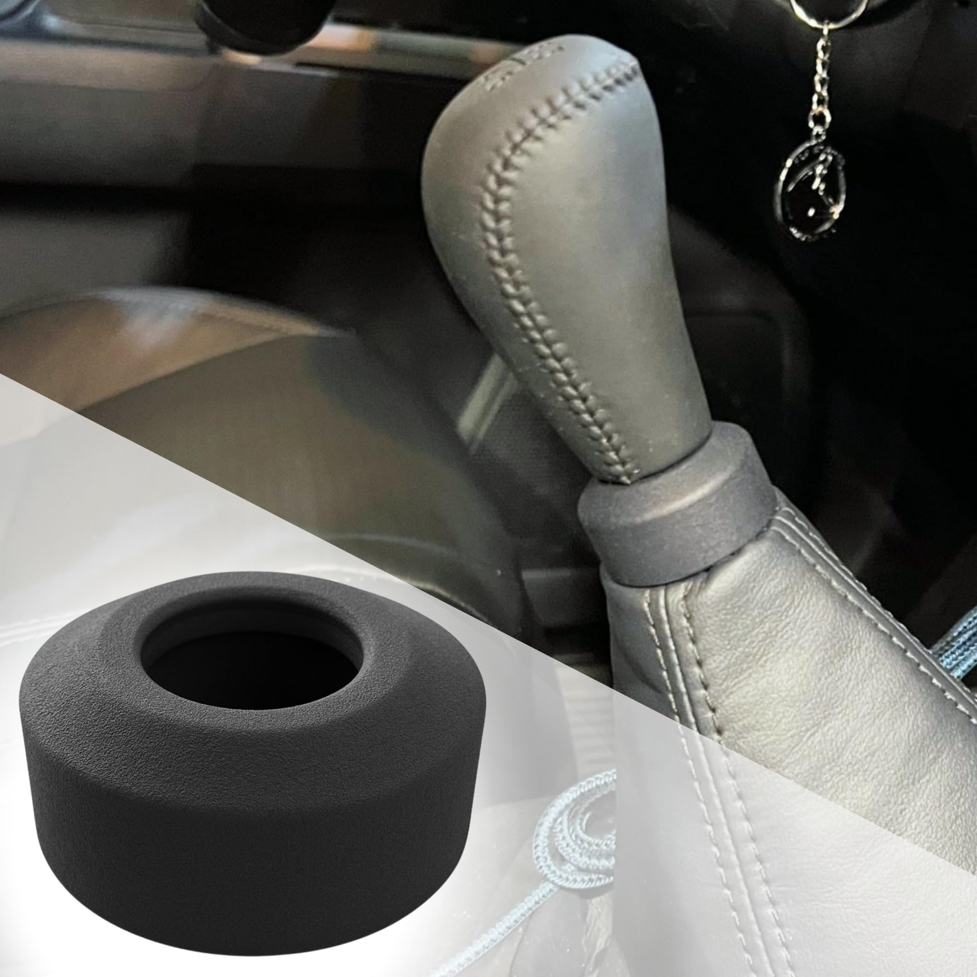 Dubbs Hardware - Tacoma Shift Knob Trim Cover - Allows for Aftermarket Shifter Knob - Interior Gear Shifter Cover for Accessories - Fits Manual 2016+ Tacoma