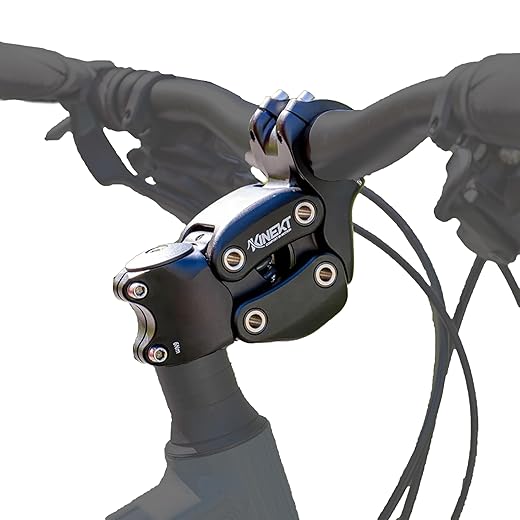 KINEKT Suspension Stem for Bicycle Handlebar - Adjustable Shock Absorption for Road, Gravel, and E-Bikes for Increased Shoulder and Neck Comfort