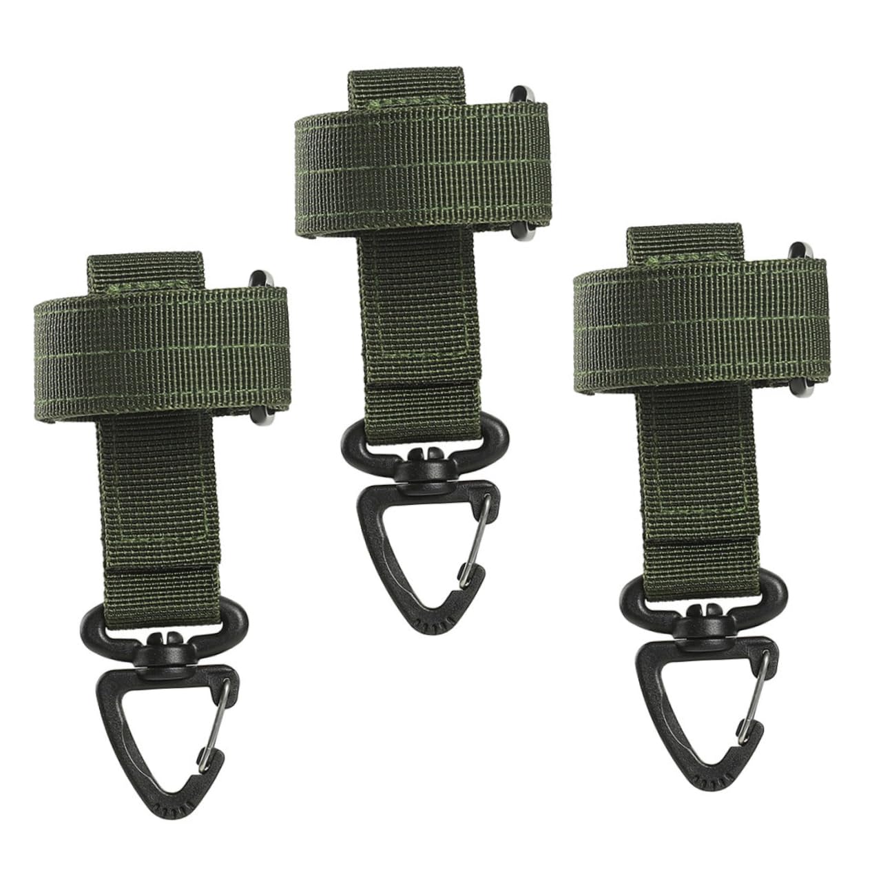 KICHOUSE 3 Pack Glove Holders Camping Glove Clip Lightweight Adjustable Practical Outdoor Accessory Glovee Clip for Belt