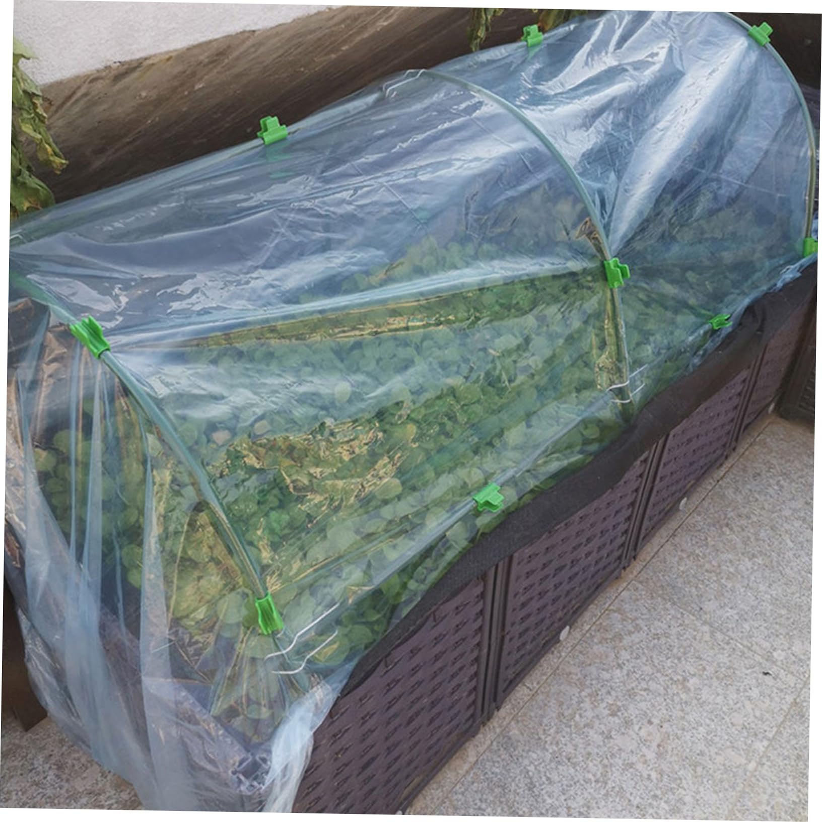 BESPORTBLE Invernadero de Flores para Jardín, Cubierta a Prueba de Frío y Nieve, Protección Térmica para Plantas en Invierno, Funda Transparente Plástico Duradero
