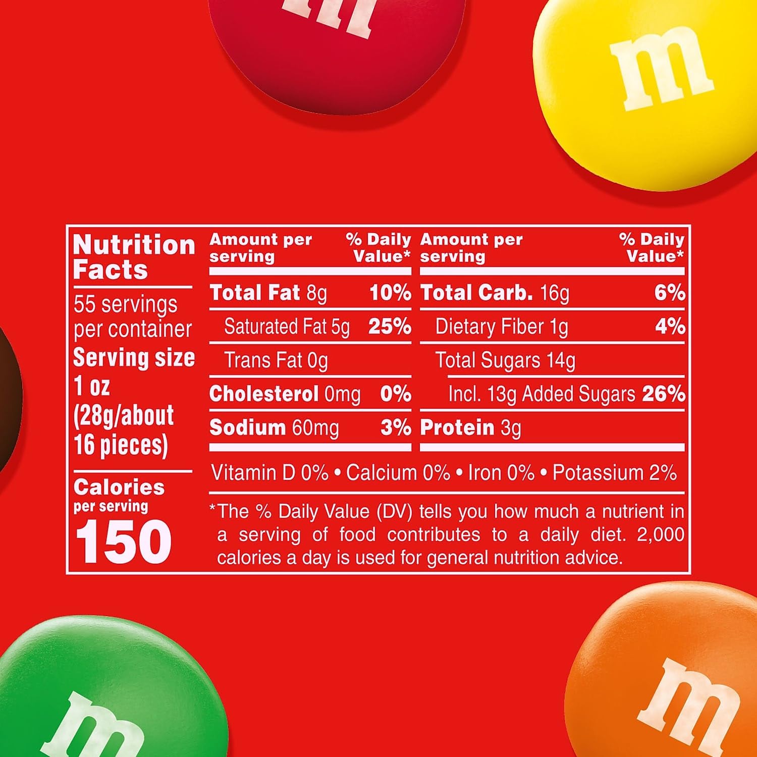 M&M'S Peanut Butter Erdnussbutter Chocolate Candy 55 oz 1,559 kg