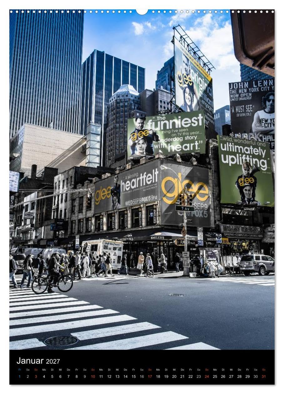 CALVENDO - NEW YORK – street view (hochwertiger Premium Wandkalender 2027 DIN A2 hoch), Kunstdruck in Hochglanz: Einzigartige Ansichten aus den Straßen NEW YORKS.