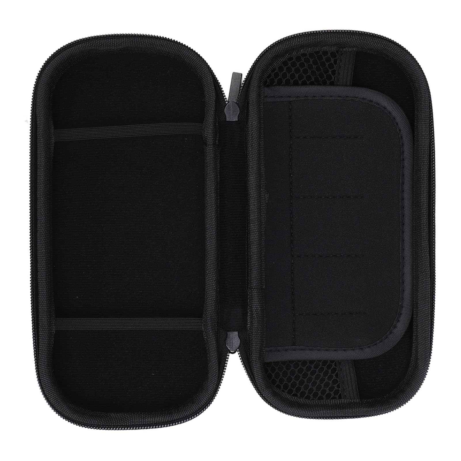Ausla Custodia da Trasporto per Console 3000, Custodia Impermeabile in EVA con 5 Slot per Giochi e Tasca in Rete, Ideale per i Giocatori in Movimento (BLACK)