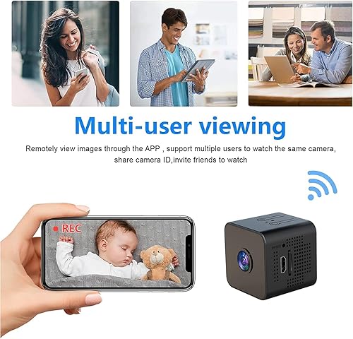 Miniatura 2 de Cámaras ocultas 1080P - Cámara interior - Cámara de niñera - Cámara inalámbrica WiFi - Cámara doméstica para mascota/bebé