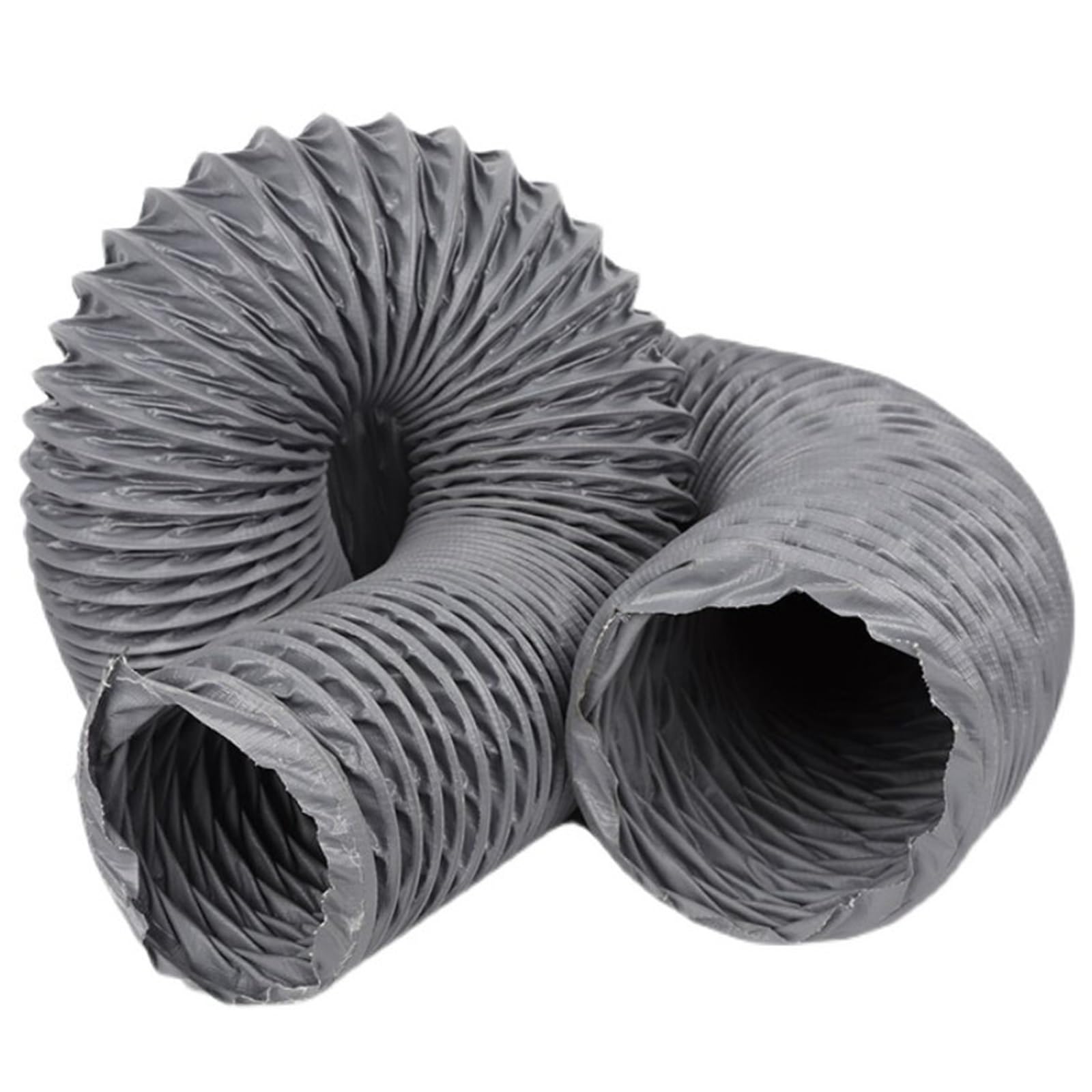 Manguera Escape Flexible de Nailon, 5 m 10 m Tubo de Aire Acondicionado Portátil Ignífuga, Conducto de Ventilación para Campana Extractora, Soplador(5m(16.4ft),100mm(4in))