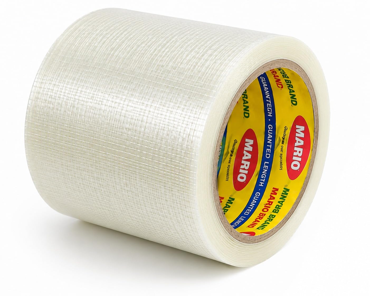 Mario Cross Filament Tape 120mm x 50m (5Inch)-Strong Fiberglass Tape for Cricket Bat Protection,Crack Repair & Bat Face Shielding,Strong Strapping & Export Box Sealing, Industrial Security Packaging-image-24